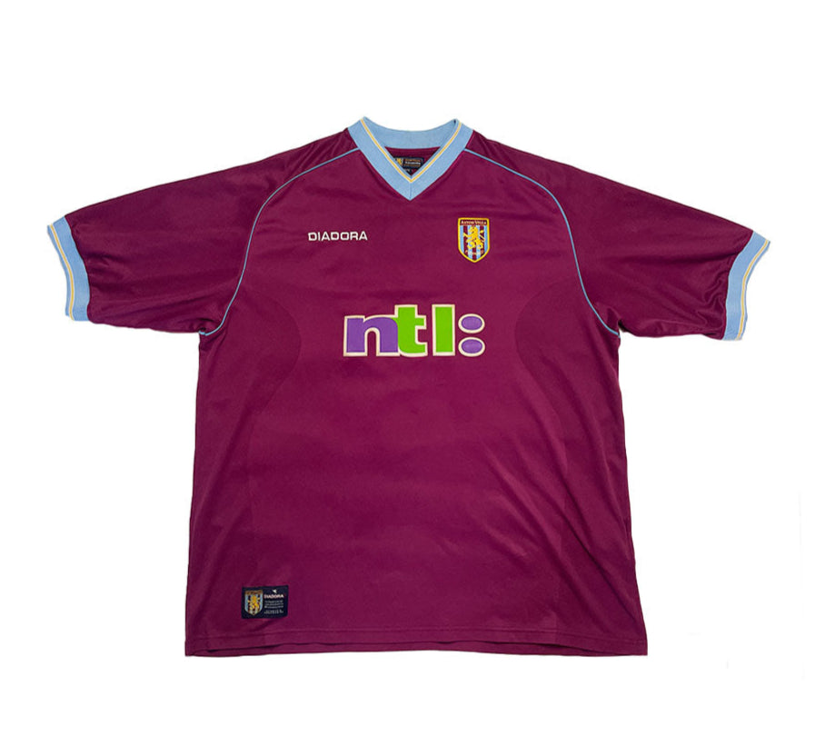 Aston Villa 2002 Diadora Home Shirt (XXL) #576