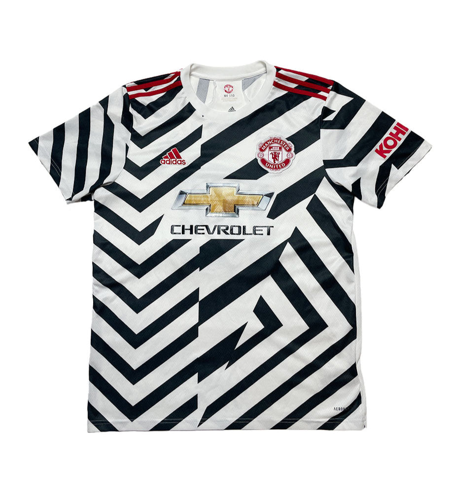 Manchester United 2021 Bruno Fernandes Adidas Away Shirt (Large) #600