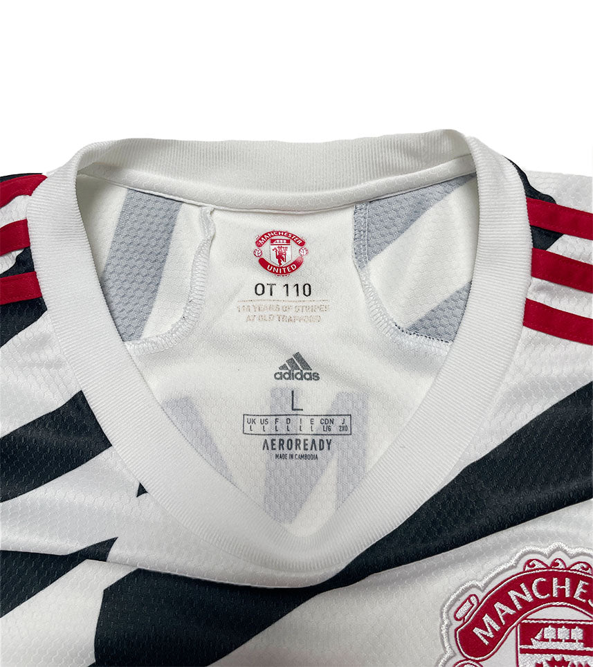 Manchester United 2021 Bruno Fernandes Adidas Away Shirt (Large) #600