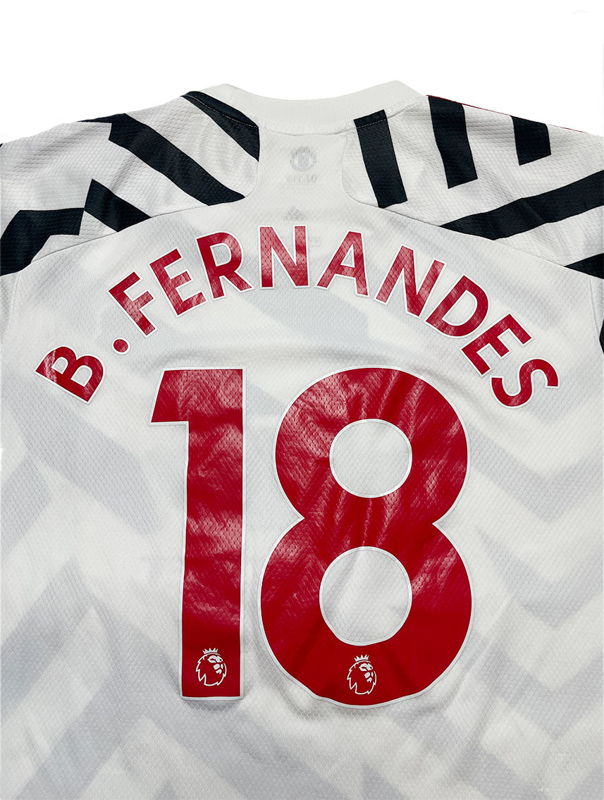 Manchester United 2021 Bruno Fernandes Adidas Away Shirt (Large) #600
