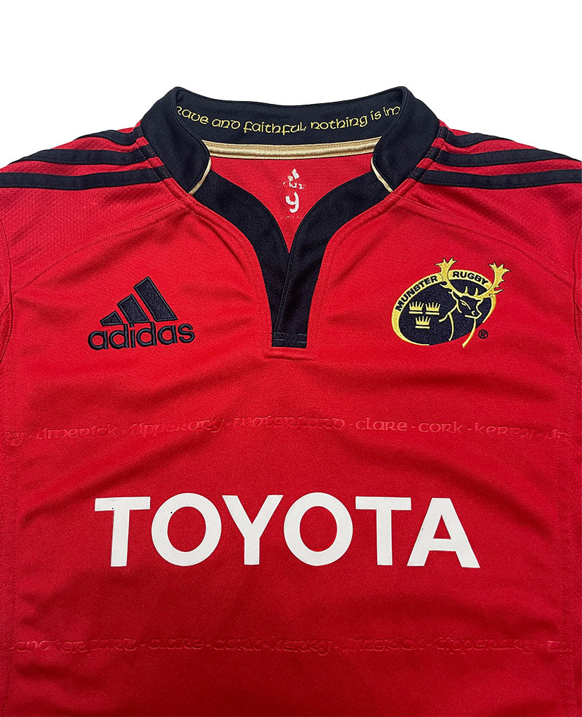 Munster Rugby Player Issue Jersey Adidas 2011 (Large) #620