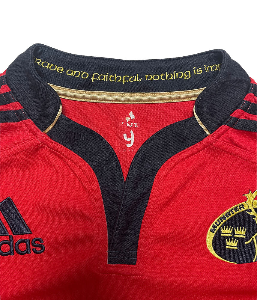 Munster Rugby Player Issue Jersey Adidas 2011 (Large) #620