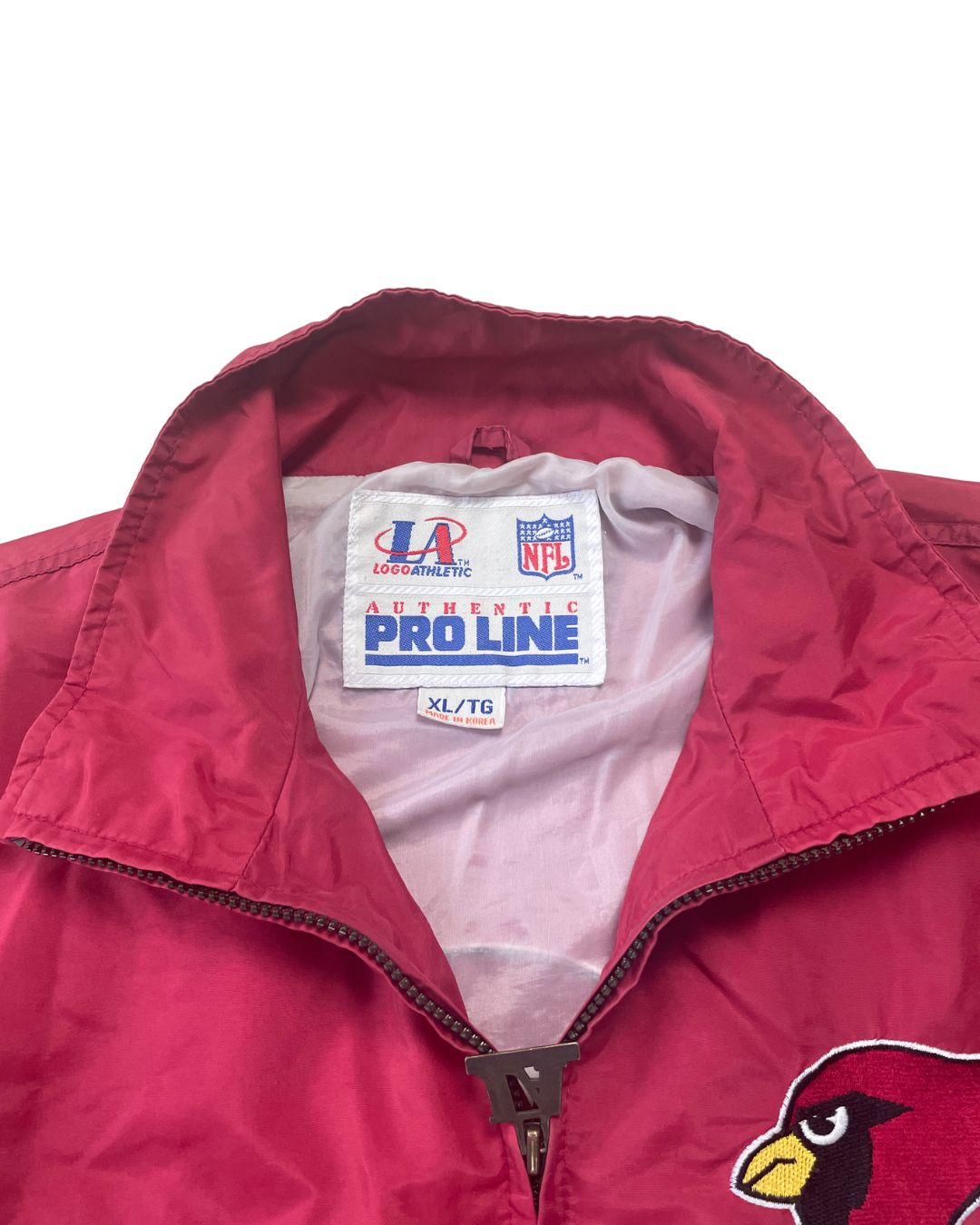 Arizona Cardinals 1990's Logo Athletic Jacket (XL) #665