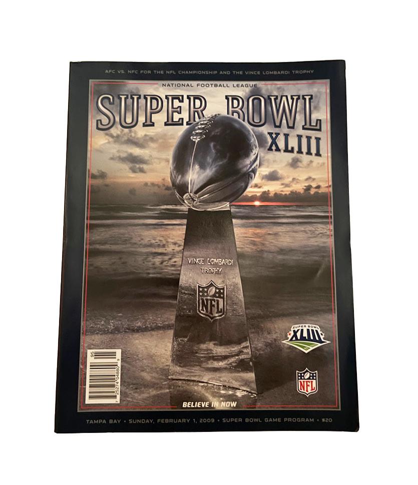 Super Bowl XLIII (43) Programme Steelers vs Cardinals #249