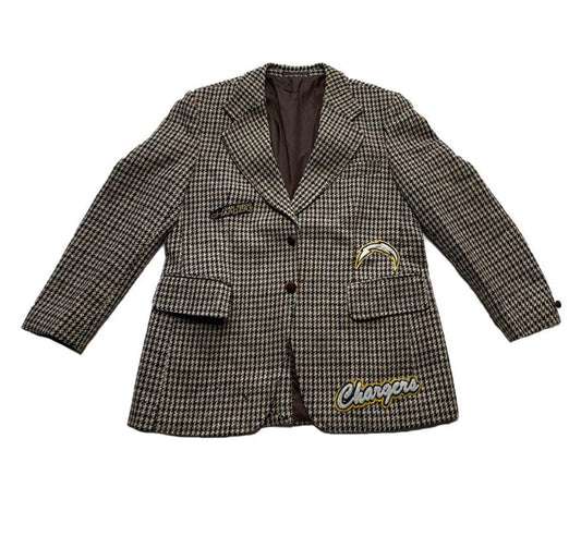 San Diego Chargers Tweed Jacket (Large) #377