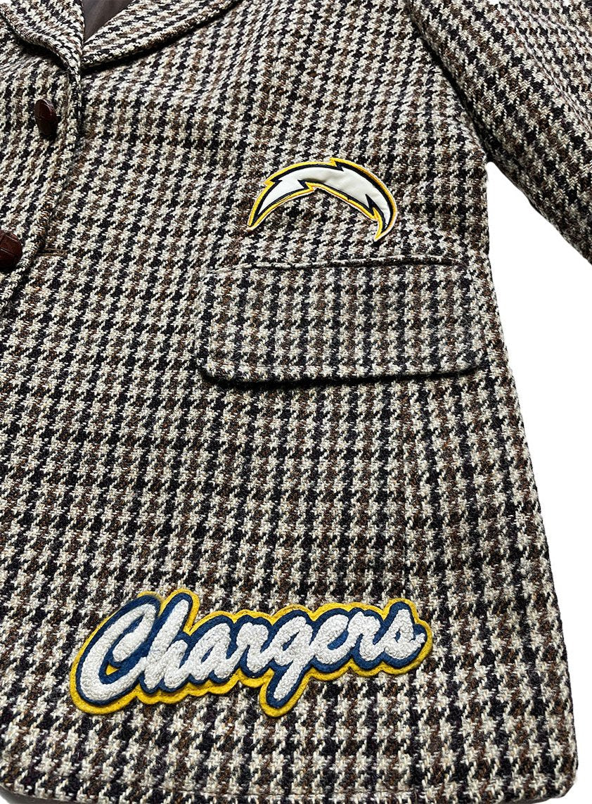 San Diego Chargers Tweed Jacket (Large) #377