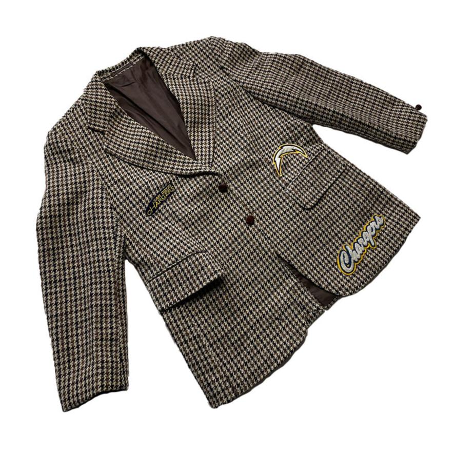 San Diego Chargers Tweed Jacket (Large) #377