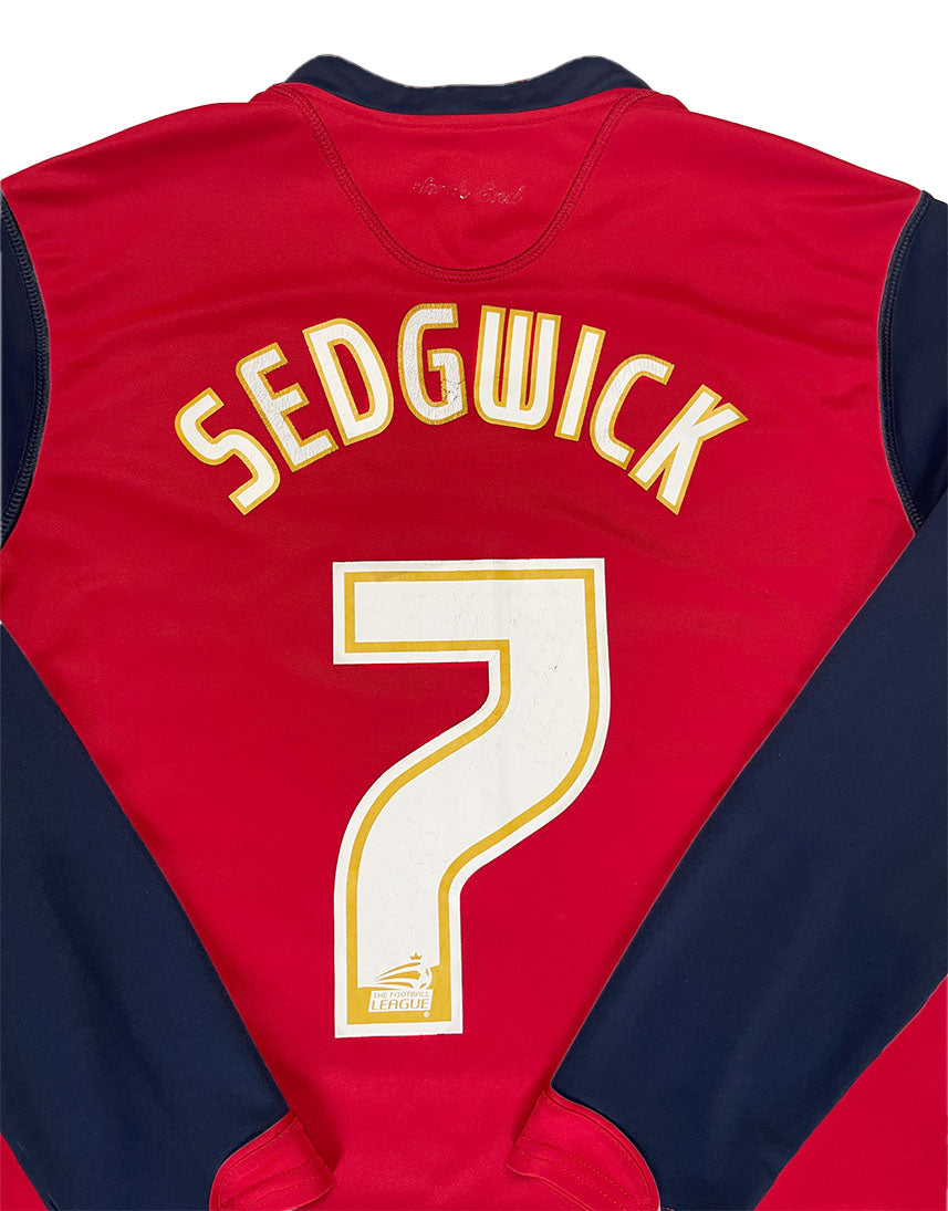 Preston North End 2010 Away Shirt - Chris Sedgwick #7 (Large) #548