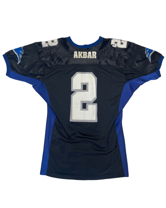 Billings Outlaws NIFL Sabir Akbar Game Worn Jersey (Large) #629