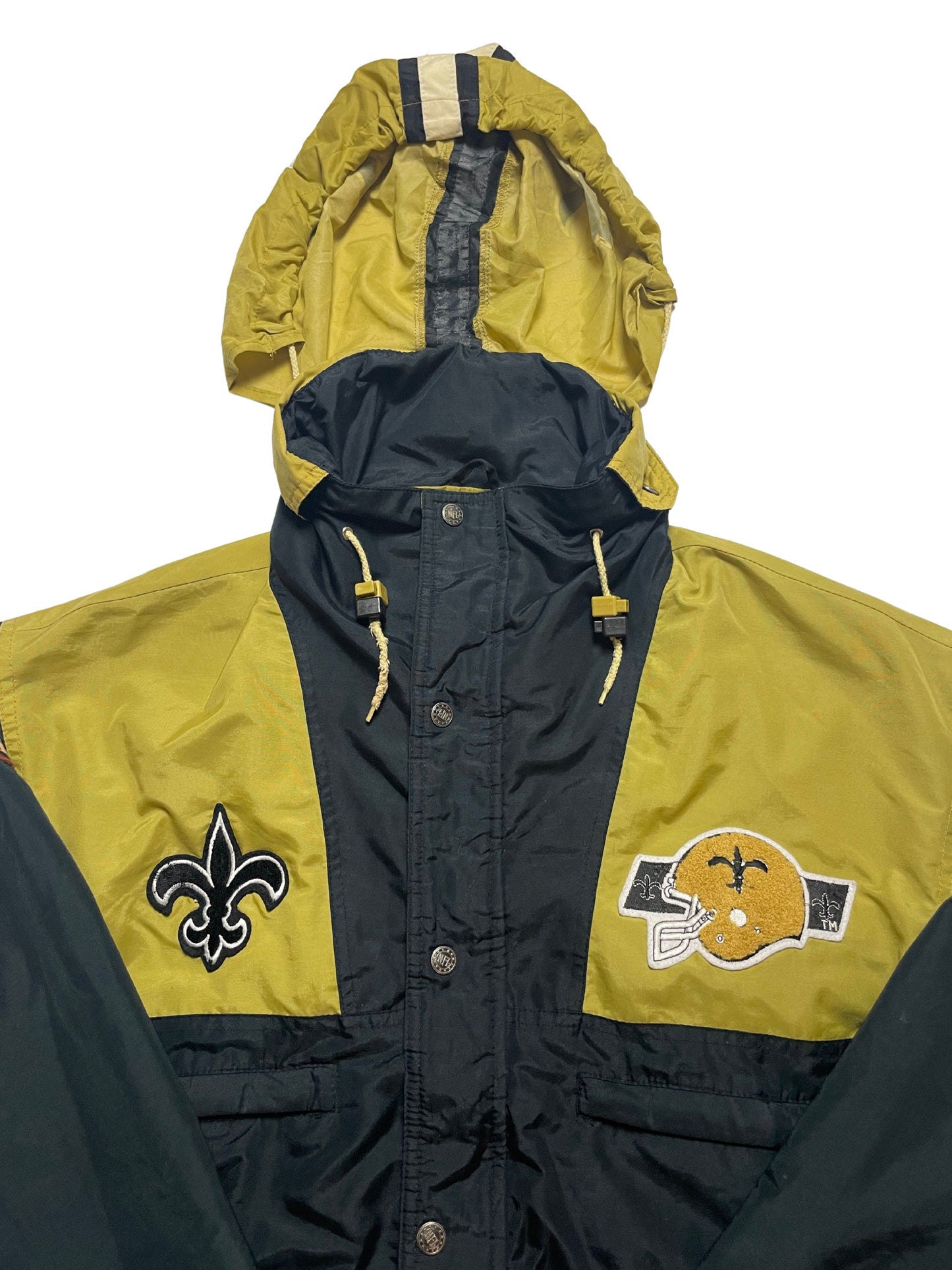 New Orleans Saints 1990's Triple Fat Goose Jacket (Medium) #647