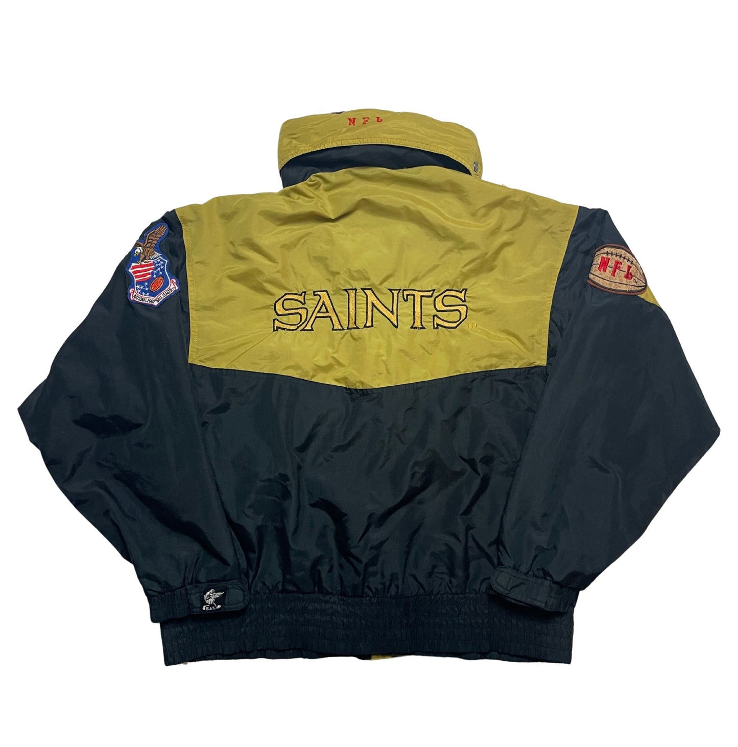New Orleans Saints 1990's Triple Fat Goose Jacket (Medium) #647