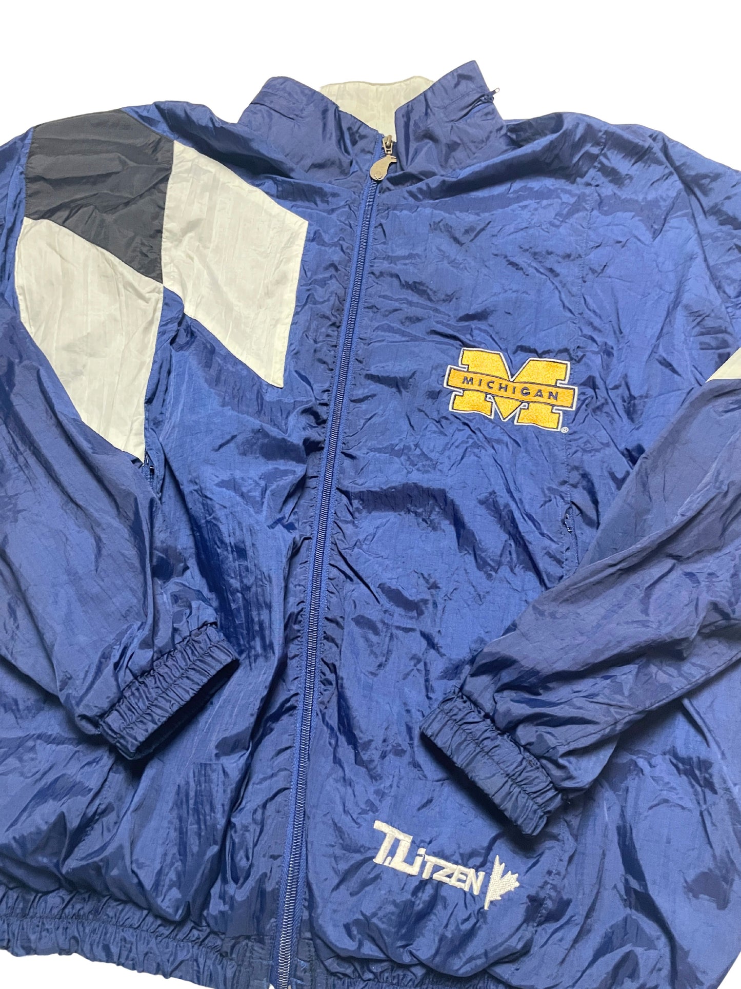 Michigan Wolverines T.Litzen Jacket 1990's (Large) #648
