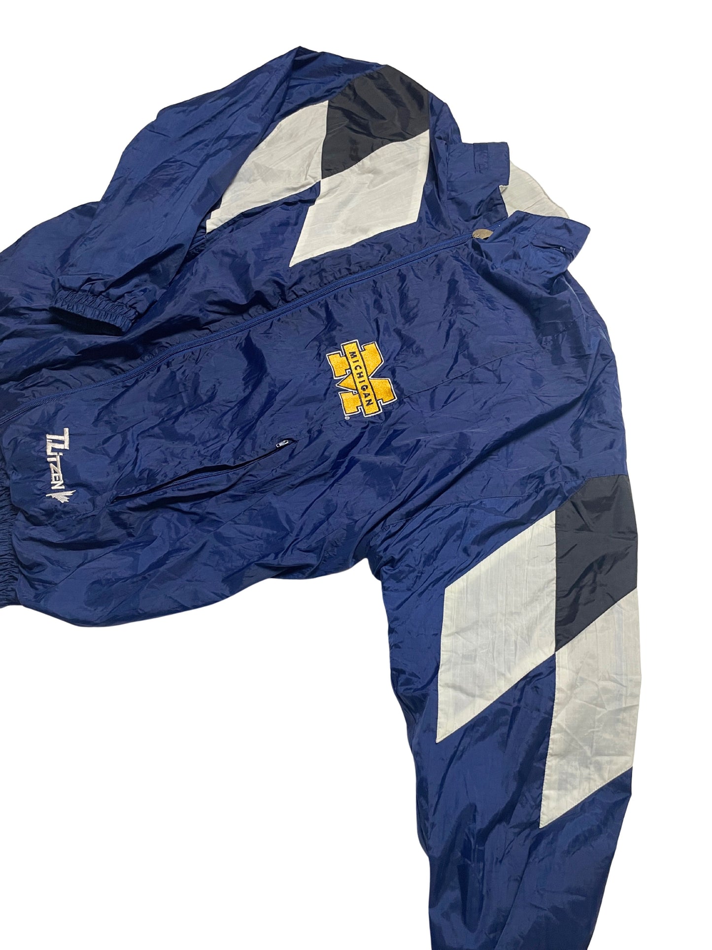 Michigan Wolverines T.Litzen Jacket 1990's (Large) #648